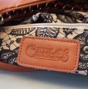 CARLOS BY CARLOS SANTANA faux leather large purse